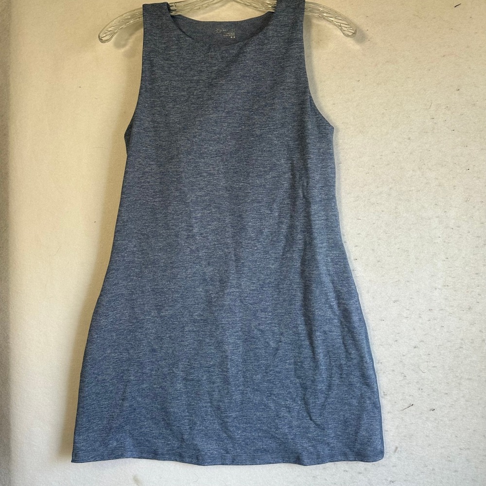 OFFLINE by Aerie The Hugger Blue Heathered Athletic‎ Mini Dress Built-in Bra M